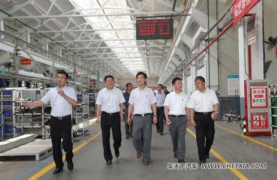 工信部及北京经信委领导调研福田汽车，助力新型租赁模式发展